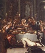 ALLORI Alessandro The banquet of the Kleopatra Spain oil painting artist